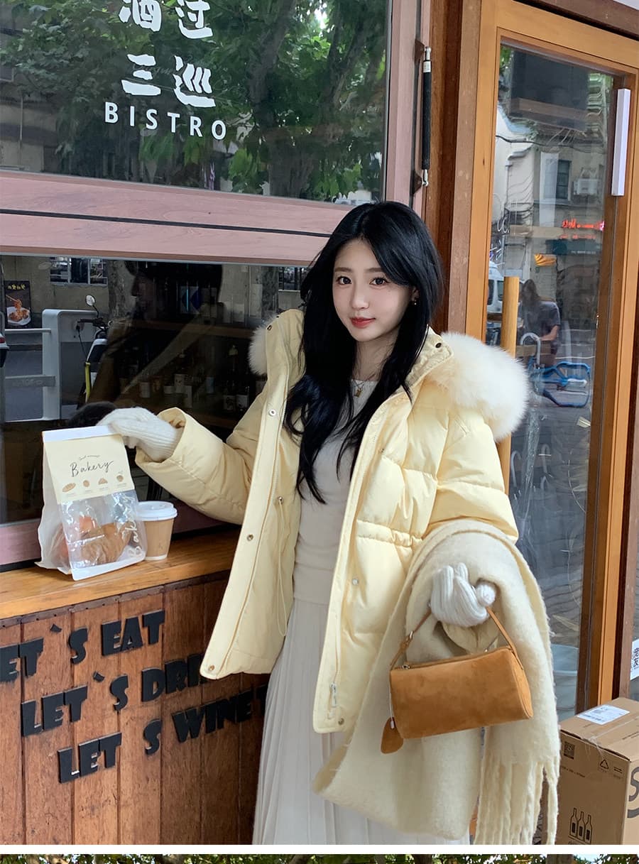 나 원하는 10 십억 면 의류 여성 겨울 2026 새로운 쇼트 스타일 작은 키 슈퍼 잘 생긴 올해 인기 여성의 아파트 꿀 폭발 상세 이미지 21