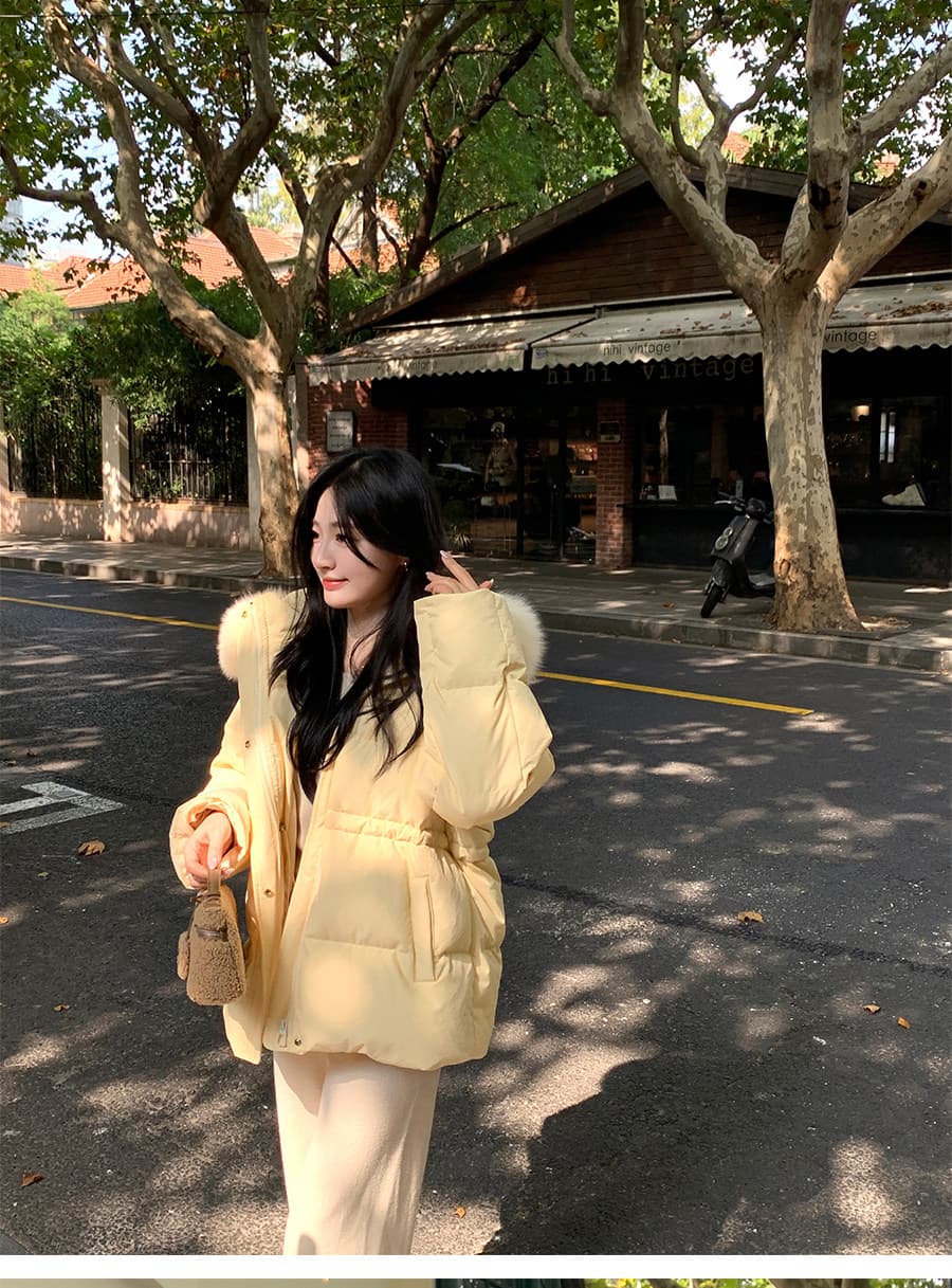 나 원하는 10 십억 면 의류 여성 겨울 2026 새로운 쇼트 스타일 작은 키 슈퍼 잘 생긴 올해 인기 여성의 아파트 꿀 폭발 상세 이미지 22