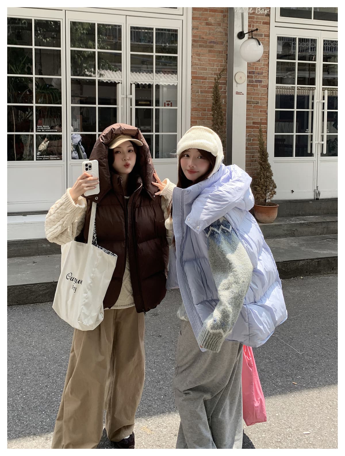 유럽 상품 빅 사이즈 얇고 가벼운 다운 코튼 베스트 여자 2026 섹션 탈착식 후드 보온 조끼 재킷 상세 이미지 14