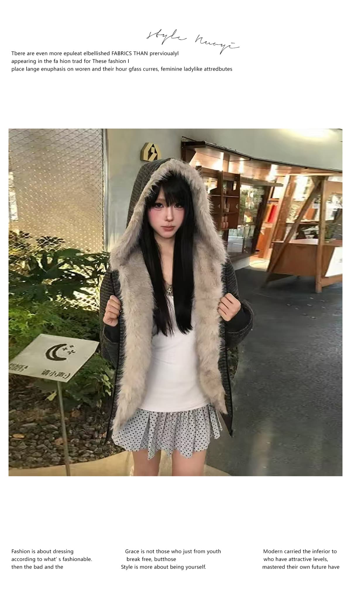 스트라이프 프로필 모양 모피 칼라 두꺼운 면 옷 남자 폭발 2026 새로운 좌 산 조각 여성 코트 머저리 상세 이미지 25