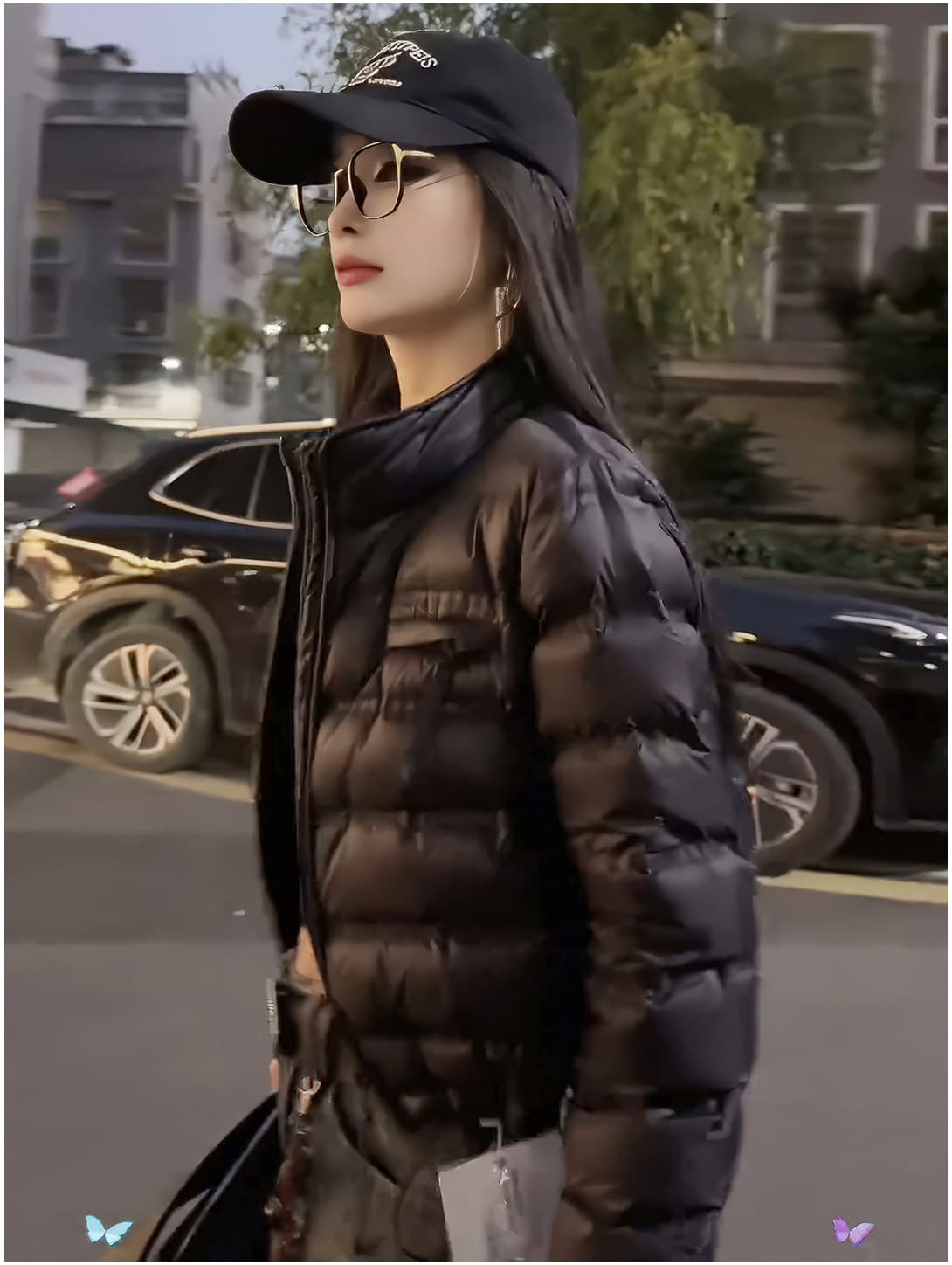 그레이트 과소 평가 얇은 쇼트 스타일 다운 재킷 여성 겨울 2026 새로운 패션 작은 키 검정색 스탠드 칼라 보온 재킷 상세 이미지 4