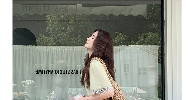 실사 임산부 2026 새로운 투피스 세트 레이스 조각 맨위 반신 치마 세트 여성 여름 상세 이미지 25