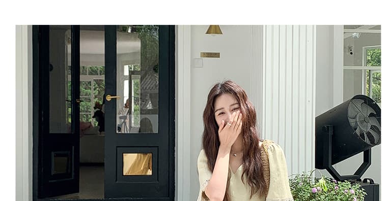 실사 임산부 2026 새로운 투피스 세트 레이스 조각 맨위 반신 치마 세트 여성 여름 상세 이미지 40