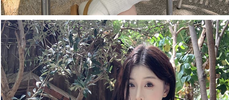 임산부 작은 키 세트 연령 감소 작은 청신 부주의 한 소매 셔츠 반바지 투피스 슈트 상세 이미지 36
