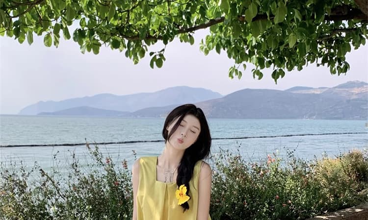 실사 중 출산 착용 세트 여름 신선함 달콤함 외국 가스 패션 루즈핏 표지 임신 배 고급 센스 세트 상세 이미지 16