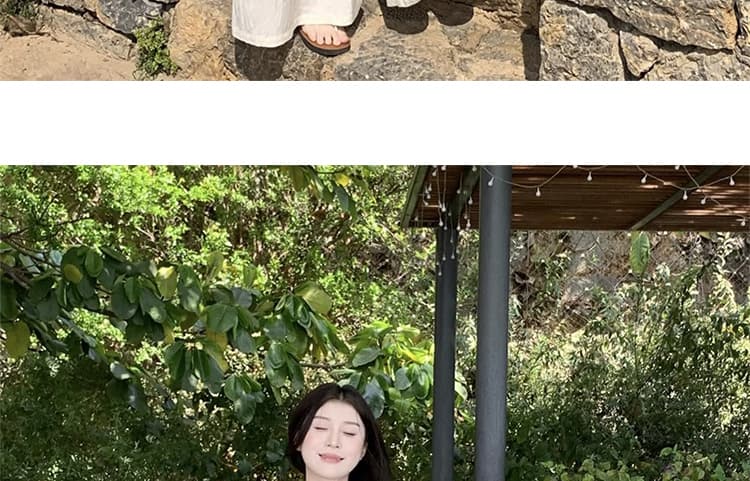 실사 중 출산 착용 세트 여름 신선함 달콤함 외국 가스 패션 루즈핏 표지 임신 배 고급 센스 세트 상세 이미지 25