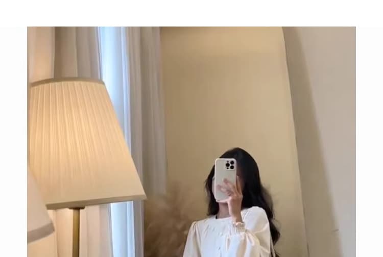 지금 지금 2026 가을 새로운 임산부 드레스 루즈핏 슬림해 보이는 플리츠 라운드 넥 미니멀리즘 느긋한 문예 출산 착용 상세 이미지 25