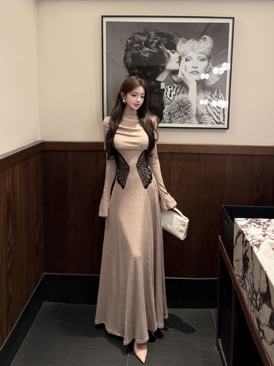 실사 레트로 섹시함 새로운 중식 개선 자수 허리 수축 슬림해 보이는 드레스 롱 스커트 숄 두 조각 여성 세트