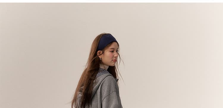 새로운 가을 겨울 아메리칸 레트로 페이크 레이어드 패치워크 맨위 후드티 임산부 와이드 레그 팬츠 세트 상세 이미지 47