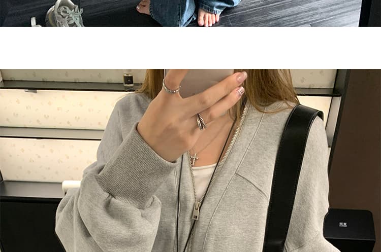 가을 켜기 새로운 아메리칸 레트로 워싱 마 오래된 청바지 임신 엄마 하이웨이스트 슬림해 보이는 품격 루즈핏 와이드 레그 팬츠 상세 이미지 39