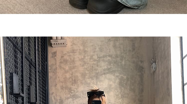 가을 켜기 새로운 무거운 작업 먹물 뜨거운 은 포인트 마 오래된 편안함 워싱 루즈핏 임산부 출퇴근 데님 와이드 레그 팬츠 상세 이미지 58