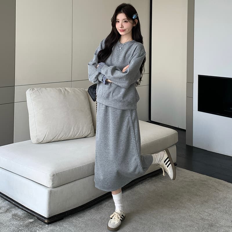 실사 가을 겨울 새로운 임신 엄마 다용도 패치워크 캐주얼 품격 세트 이미지 4