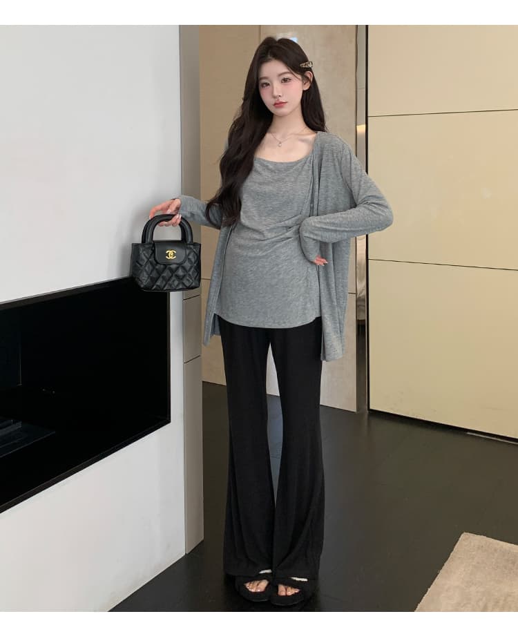 실사 가을 켜기 새로운 한 부서 ins 느긋한 바람 출퇴근 슬림해 보이는 세트 3종 세트 상세 이미지 18