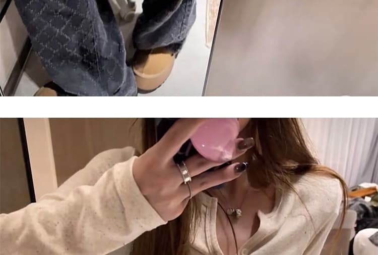 가을 켜기 새로운 아메리칸 레트로 스트레이트 와이드 레그 팬츠 링 그리드 파인애플 곡물 느긋한 느슨함 센스 바닥 청소 바지 상세 이미지 34