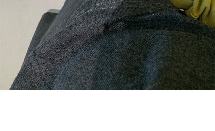 가을 켜기 새로운 임산부 한 부서 디자인 센스 V넥 베스트 순면 슬림해 보이는 긴팔 반신 스커트 3종 세트 상세 이미지 40
