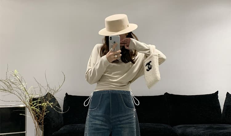 가을 겨울 켜기 새로운 패션 다용도 핫픽스 임산부 루즈핏 워시 물 청바지 상세 이미지 24