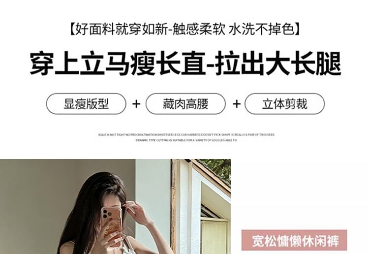 지금 가을 켜기 새로운 무거운 작업 알파벳 핫픽스 하이웨이스트 워시 물 블루 임산부 데님 넓은 다리 상세 이미지 7