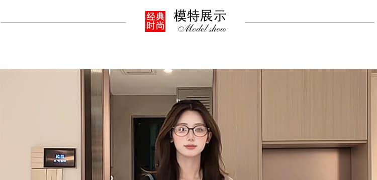 가을 켜기 새로운 스택 착용 임산부 느긋한 긴팔 조끼 와이드 레그 팬츠 3종 세트 세트 상세 이미지 16