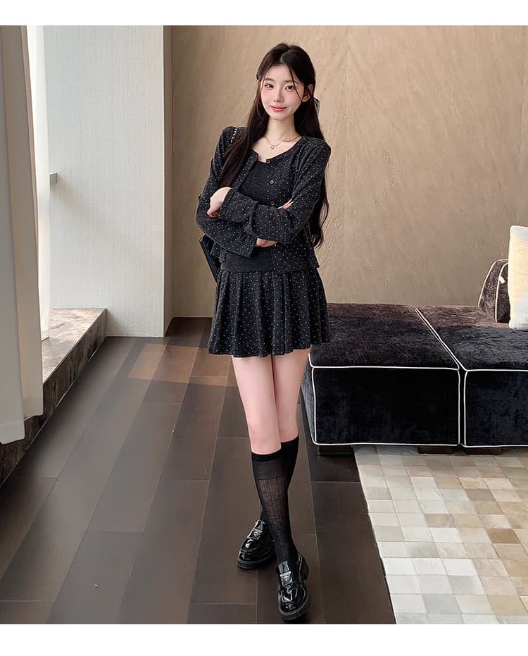 실사 지금 가을 켜기 새로운 외국 가스 임산부 다용도 도트 무늬 3종 세트 세트 상세 이미지 19
