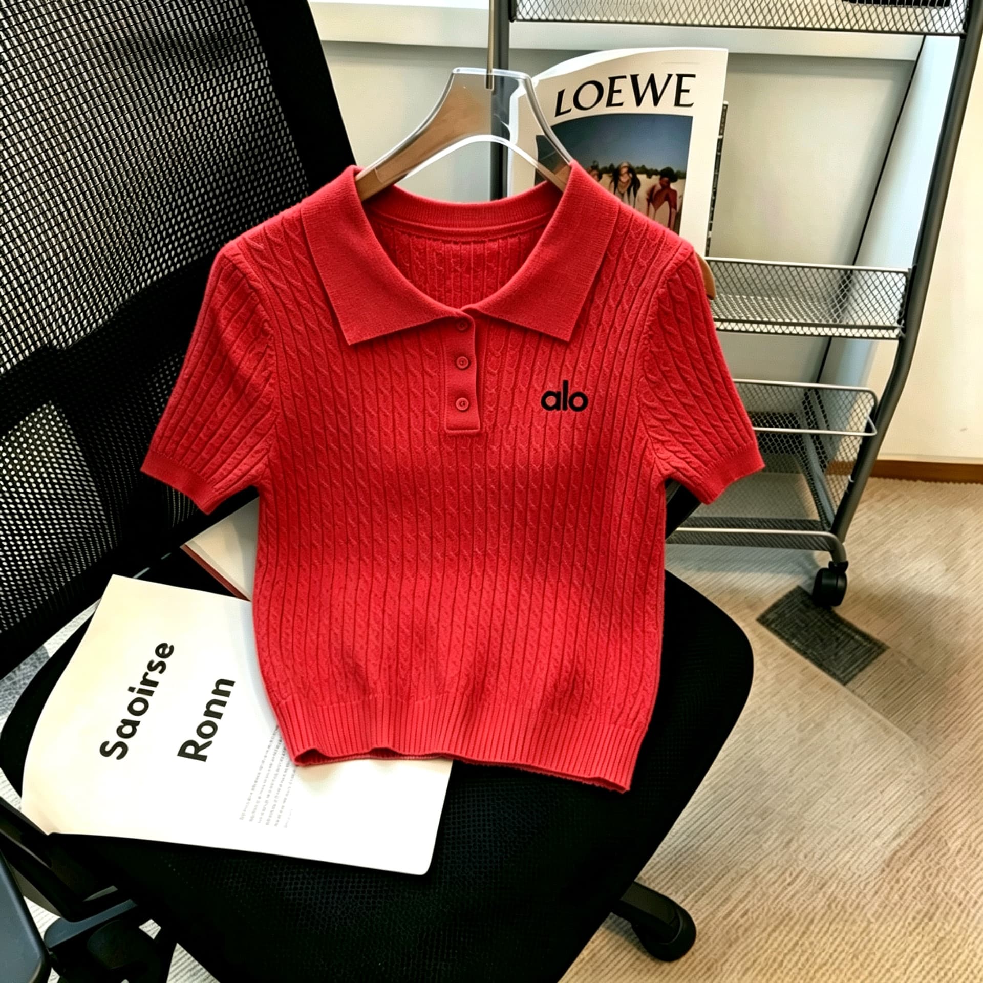 학원 스타일 한 부서 자수 반팔 티셔츠 여성 여름 2026 새로운 몸매 가꾸기 쇼트 스타일 POLO 칼라 달콤함 연령 감소 품격 이미지 5