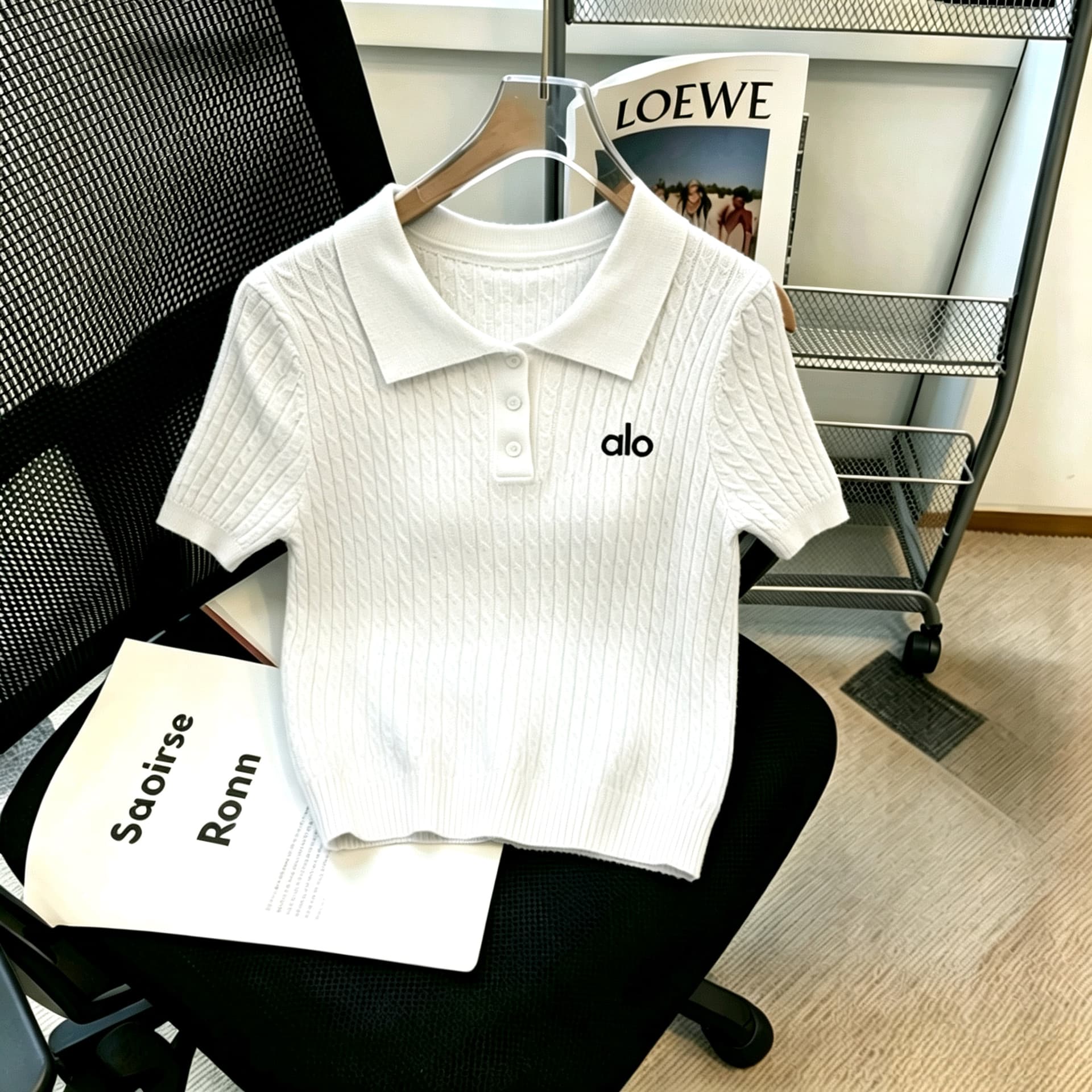 학원 스타일 한 부서 자수 반팔 티셔츠 여성 여름 2026 새로운 몸매 가꾸기 쇼트 스타일 POLO 칼라 달콤함 연령 감소 품격 상세 이미지 7