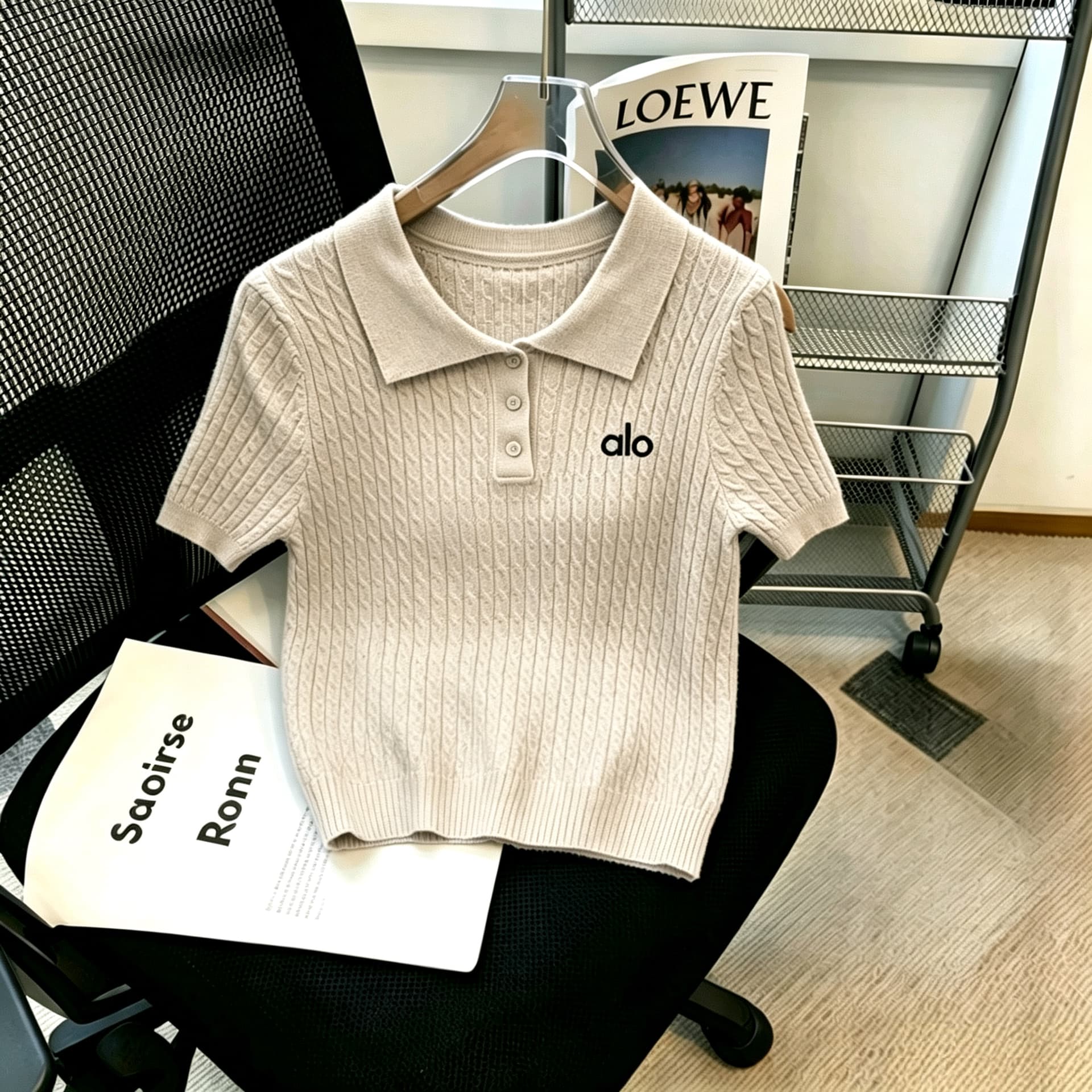 학원 스타일 한 부서 자수 반팔 티셔츠 여성 여름 2026 새로운 몸매 가꾸기 쇼트 스타일 POLO 칼라 달콤함 연령 감소 품격 상세 이미지 9