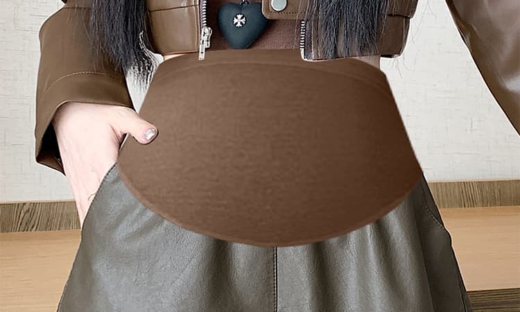 출산 착용 2026 새로운 임산부 pu 국방 진짜 가죽 반바지 고급 부드럽다 캐주얼 넓은 다리 부츠 팬츠 상세 이미지 25