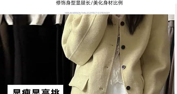 출산 착용 가을 겨울 새로운 임산부 미니멀리즘 단색 반신 스커트 캐주얼 니트 타이트 스커트 중간 길이 스커트 상세 이미지 17