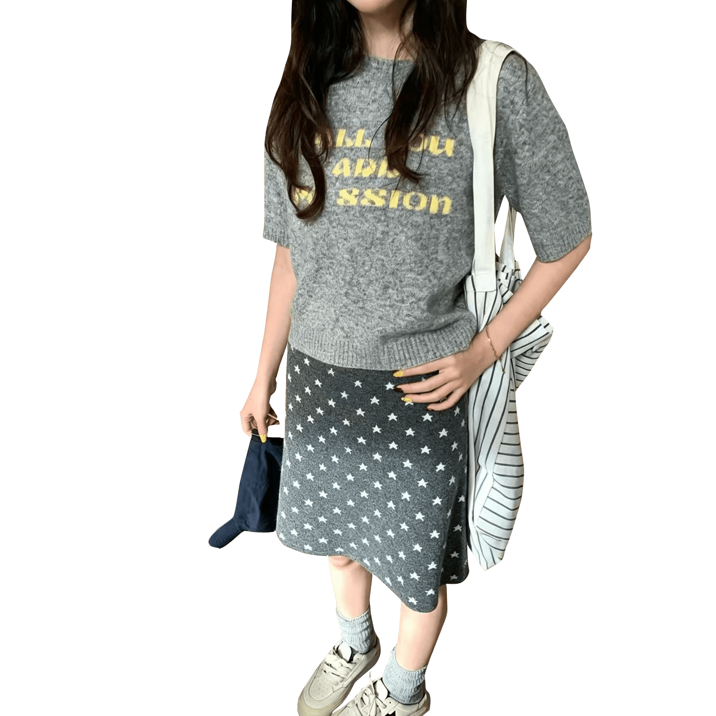 출산 착용 가을 겨울 새로운 임산부 반신 스커트 캐주얼 슬림해 보이는 니트 미니 스커트 수 있습니다. 조정 타이트 스커트 이미지 5