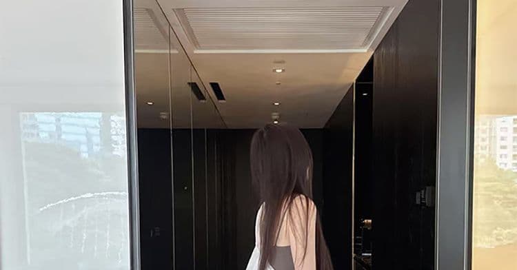 지금 임산부 느긋한 바람 회색 펌프 로프 도루 가을 센스 반신 스커트 봄 가을 한 부서 하이웨이스트 슬림해 보이는 한 마디 롱 스커트 상세 이미지 33