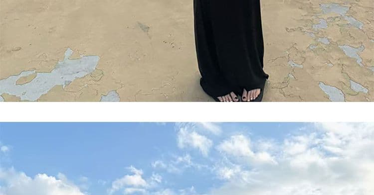 지금 임산부 느긋한 바람 회색 펌프 로프 도루 가을 센스 반신 스커트 봄 가을 한 부서 하이웨이스트 슬림해 보이는 한 마디 롱 스커트 상세 이미지 53