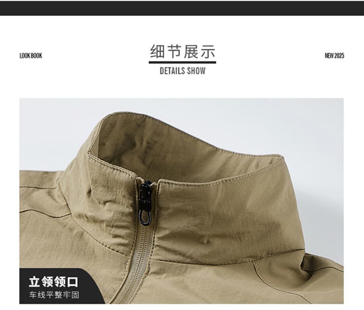 남성 봄 가을 재킷 재킷 미니멀리즘 다용도 스탠드 칼라 야외 스포츠 재킷 한국 스타일 캐주얼 남성 의류 맨위 2026 상세 이미지 16
