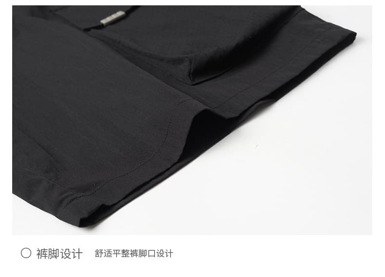 여름 차가운 센스 워크웨어 반바지 남성 2026 여름 새로운 학생 운동 캐주얼 바지 패션 루즈핏 오부 바지 상세 이미지 16