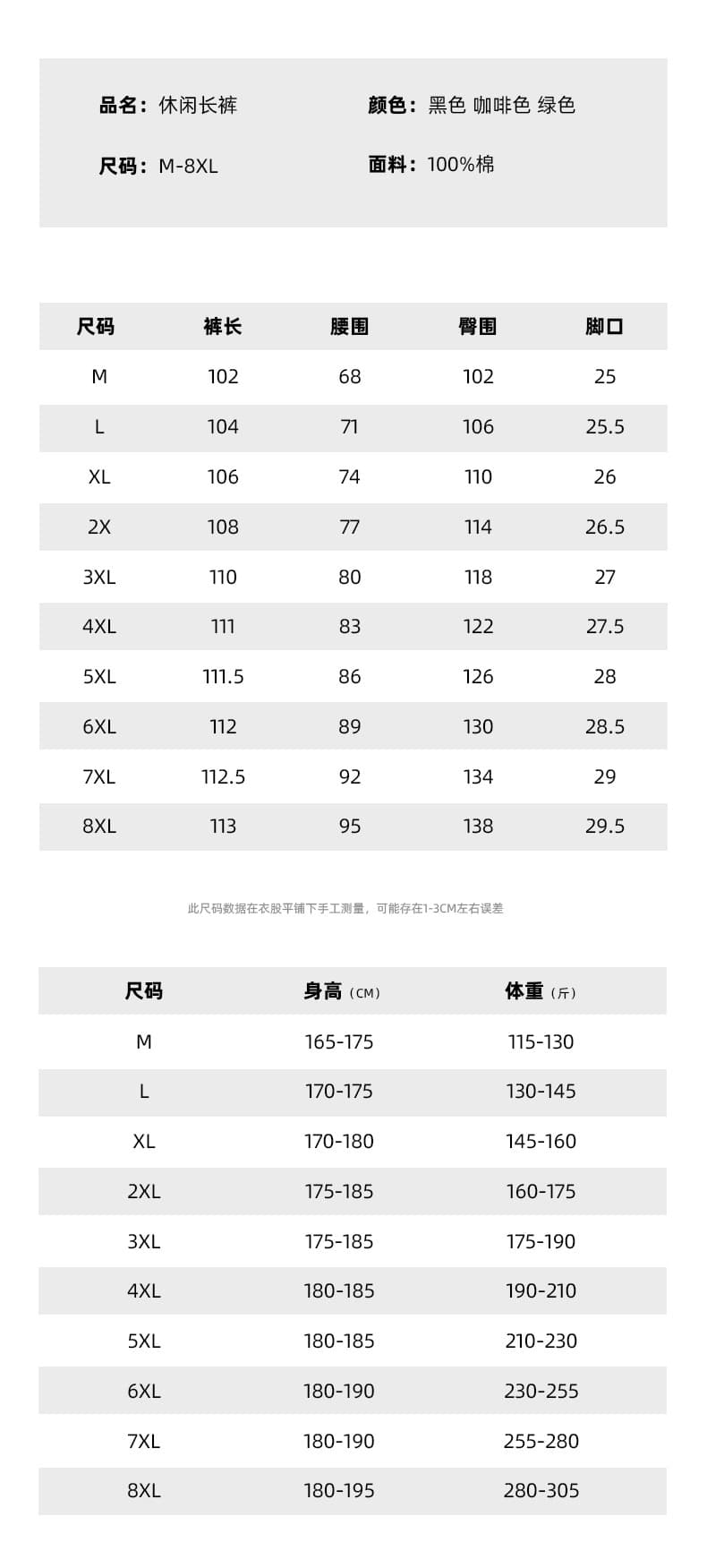 2026 봄 가을 새로운 아메리칸 모통이 칼 바지 빅 사이즈 순면 캐주얼 바지 남성 한국 스타일 주름 루즈핏 워크웨어 웨이 바지 상세 이미지 1