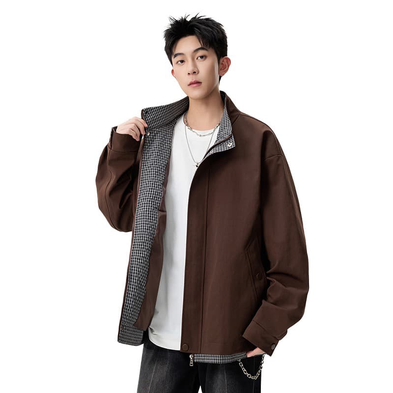 2026 봄 가을 빅 사이즈 m-8xl 페이크 레이어드 재킷 재킷 남성 비즈니스 관리 재킷 다용도 캐주얼 맨위 이미지 5