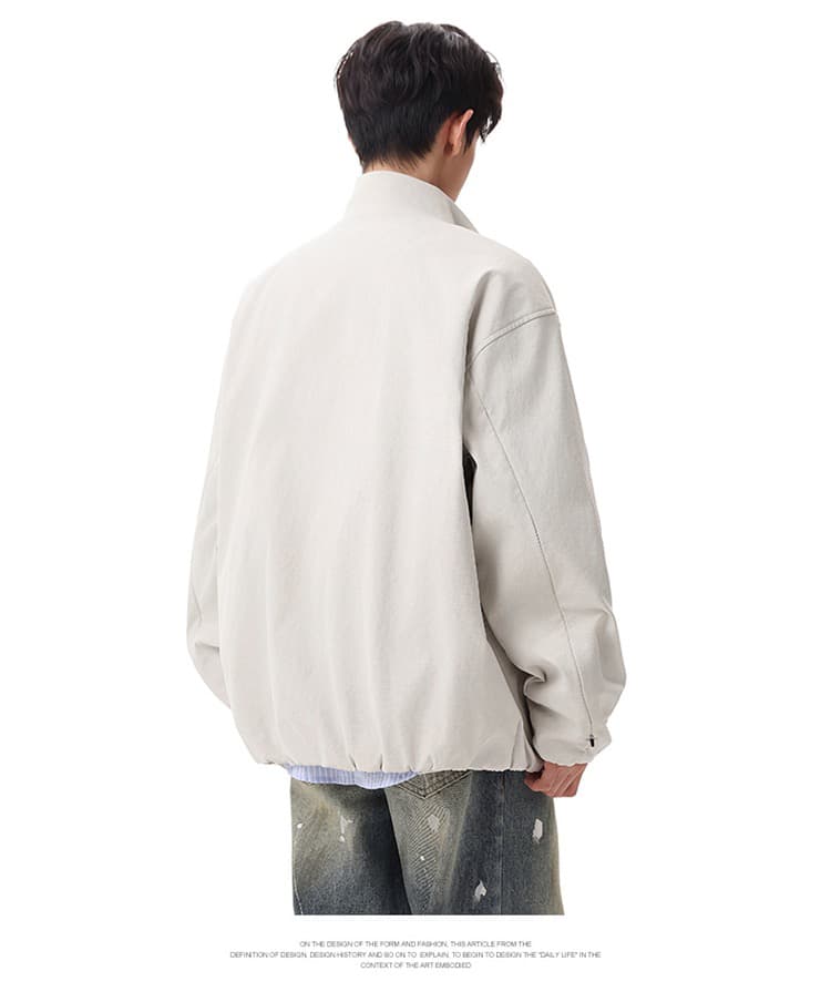 봄 가을 새로운 남성 재킷 높음 거리 트렌드 커플 섹션 재킷 재킷 패션 아메리칸 루즈핏 캐주얼 맨위 상세 이미지 11