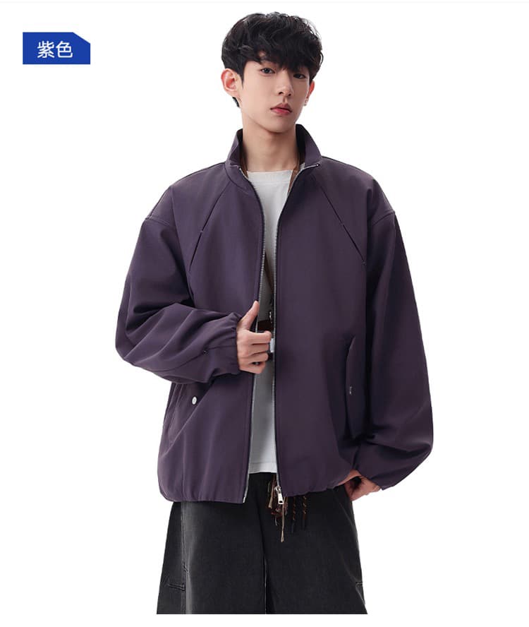 봄 가을 새로운 남성 재킷 높음 거리 트렌드 커플 섹션 재킷 재킷 패션 아메리칸 루즈핏 캐주얼 맨위 상세 이미지 12