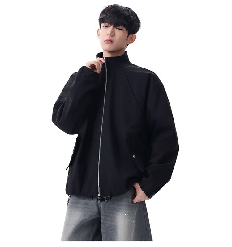 봄 가을 새로운 남성 재킷 높음 거리 트렌드 커플 섹션 재킷 재킷 패션 아메리칸 루즈핏 캐주얼 맨위 상세 이미지 17