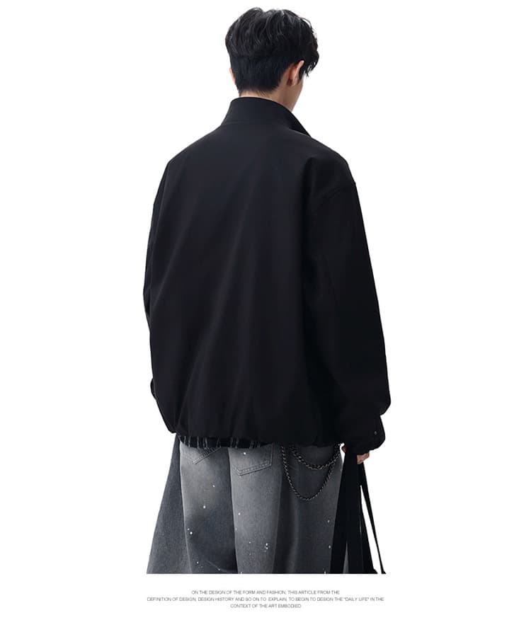 봄 가을 새로운 남성 재킷 높음 거리 트렌드 커플 섹션 재킷 재킷 패션 아메리칸 루즈핏 캐주얼 맨위 상세 이미지 19