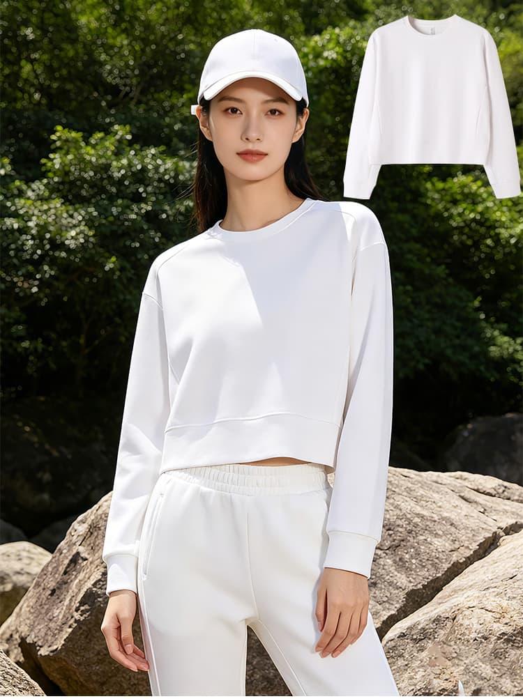 폭발 쇼트 스타일 라운드 넥 후드티 여성 2026 남성 가을 겨울 긴팔 티셔츠 패션 패치워크 맨위 커플 상세 이미지 23