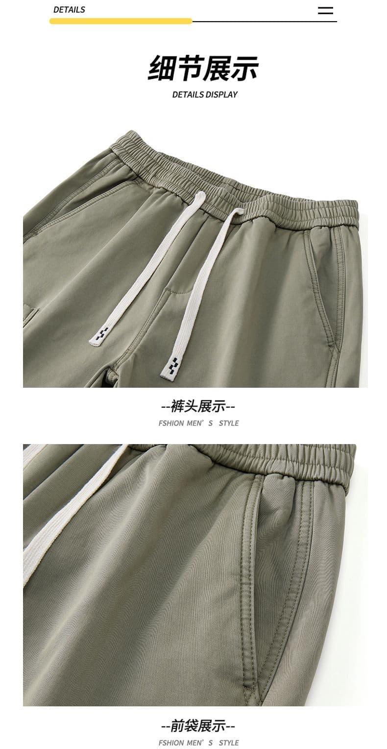 워크웨어 팬츠 새로운 남성 봄 가을 루즈핏 스트레이트 다용도 순면 아메리칸 조수 브랜드 캐주얼 운동 와이드 레그 팬츠 긴 바지 상세 이미지 19