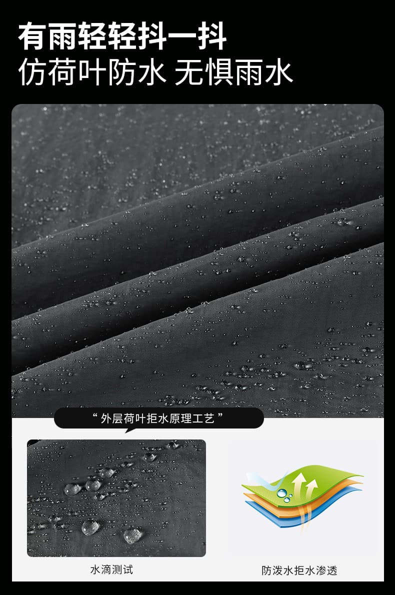 2026 가을 캐주얼 스탠드 칼라 재킷 재킷 남자 야외 방수 방풍 자켓 등산복 높음 제품 나일론 바람막이 상세 이미지 4