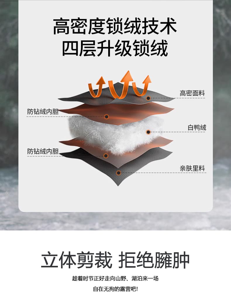 폭발 주요 추진력 화이트 덕 다운 겨울 새로운 커플 패션 트렌드 남녀 후드 다운 재킷 방한과 난방 재킷 상세 이미지 5