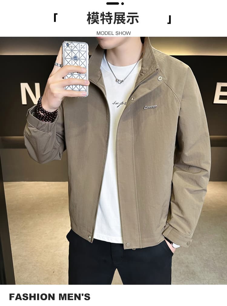 가을 새로운 높은 품질 재킷 캐주얼 패션 트렌디 섹션 다용도 야외 워크웨어 다용도 루즈핏 남성 재킷 상세 이미지 15