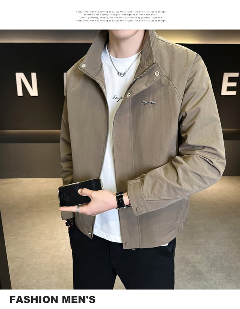 가을 새로운 높은 품질 재킷 캐주얼 패션 트렌디 섹션 다용도 야외 워크웨어 다용도 루즈핏 남성 재킷 상세 이미지 19