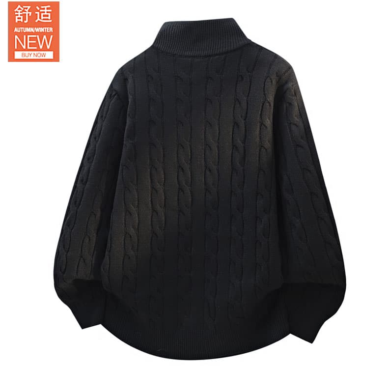 가을 겨울 두꺼운 보온 부드럽다 편안함 통기성 트렌디 에디션 패션 잘 생긴 커플 다용도 오픈 가디건 니트 스웨터 코트 상세 이미지 5