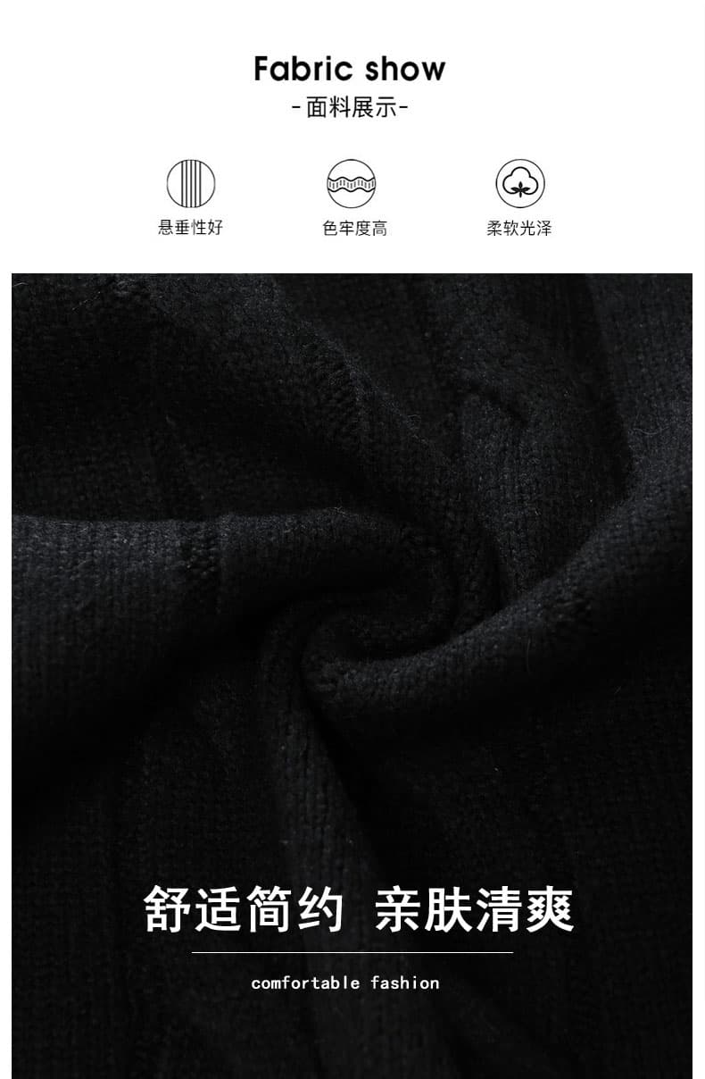 가을 겨울 두꺼운 보온 부드럽다 편안함 통기성 트렌디 에디션 패션 잘 생긴 커플 다용도 오픈 가디건 니트 스웨터 코트 상세 이미지 6
