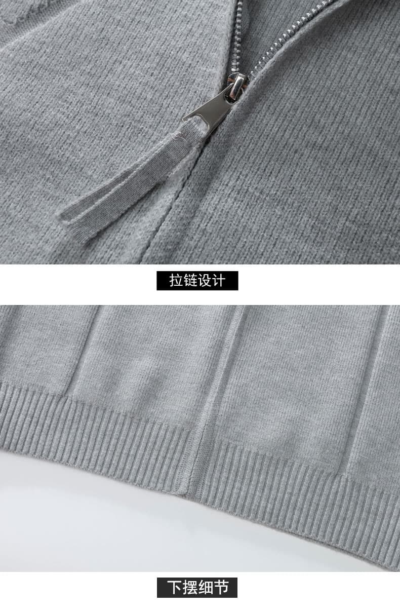 가을 겨울 두꺼운 보온 부드럽다 편안함 통기성 트렌디 에디션 패션 잘 생긴 커플 다용도 오픈 가디건 니트 스웨터 코트 상세 이미지 19