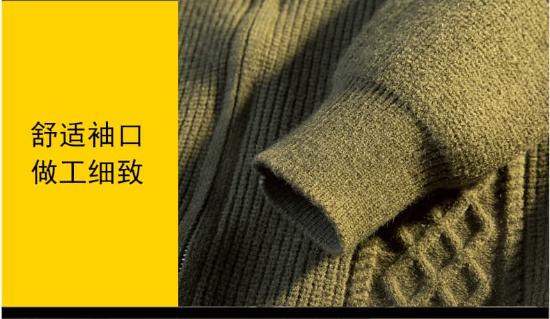 가을 겨울 새로운 오픈 가디건 두꺼운 보온 패션 남성 한국 스타일 캐주얼 다용도 만나는 니트 국경 간 됐어. 개체 폭발 상세 이미지 5