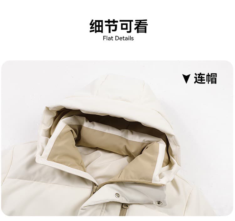 높은 품질 90 화이트 덕 다운 남성 국방 잃어버린 내장 주머니 가을 겨울 후드 다운 재킷 흑연 알켄 보온 재킷 어린이 상세 이미지 23